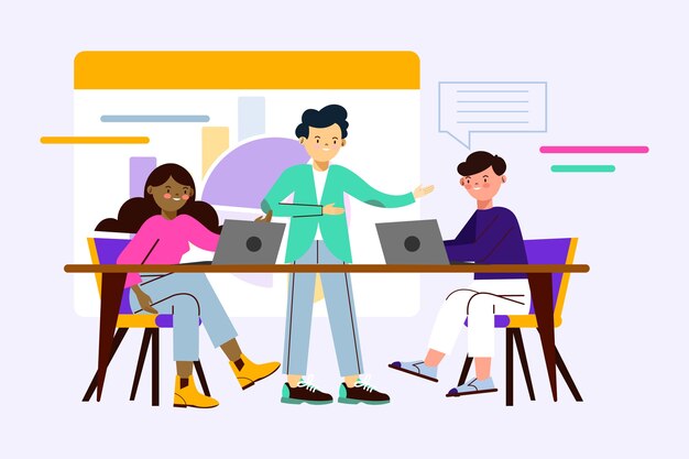 business people illustration