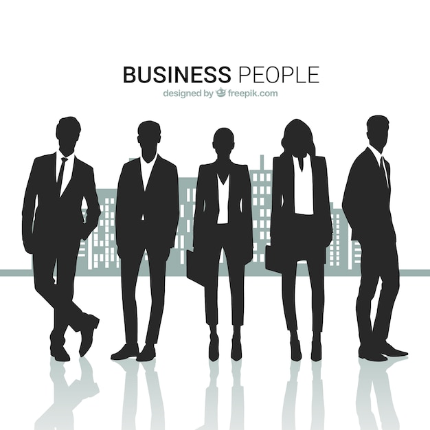 Business people silhouettes pack