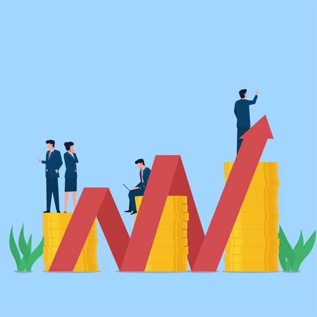 Free Chart Arrow Going Up Vectors 40 Images In Ai Eps Format