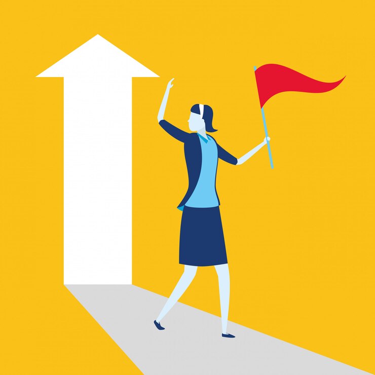 Free Vector business people success concept