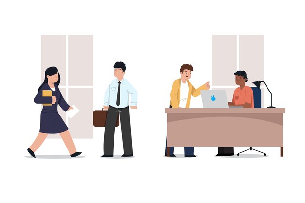 Free vector business people