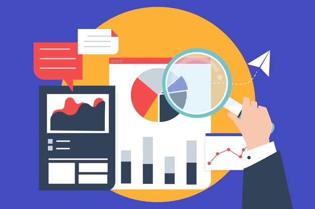 business performance analysis with graphs