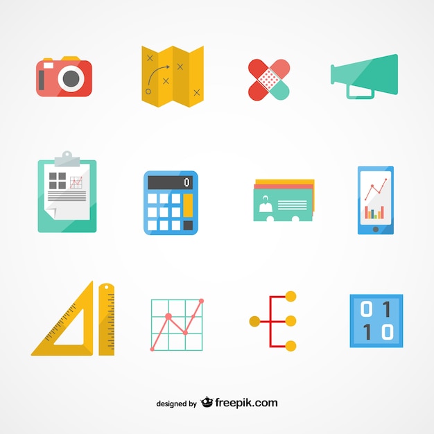 Business plan icons set