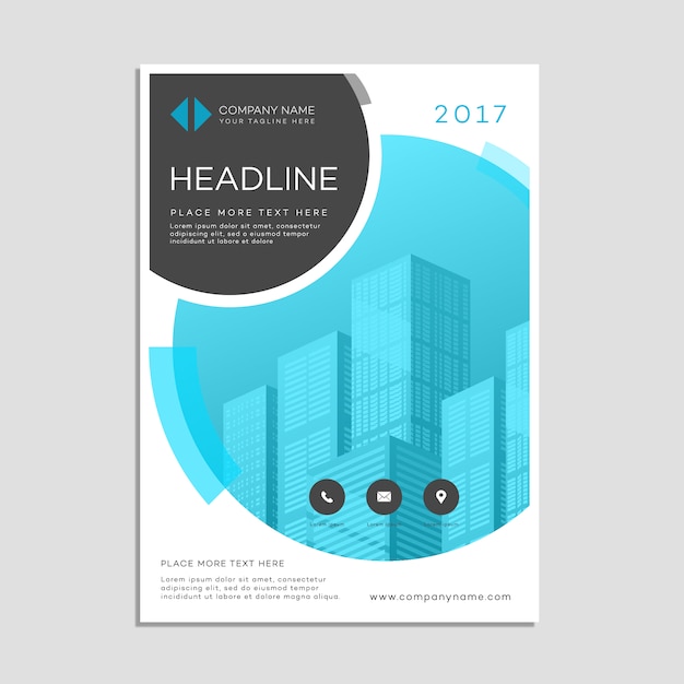 Free vector business poster template