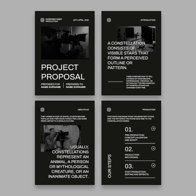 Business proposal template design
