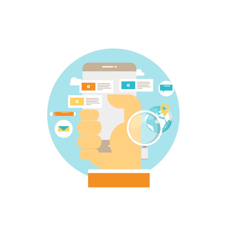 Free Vector business research background