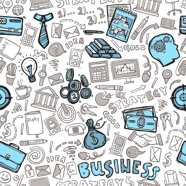 Business seamless pattern