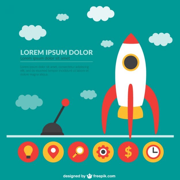 Free Vector business startup
