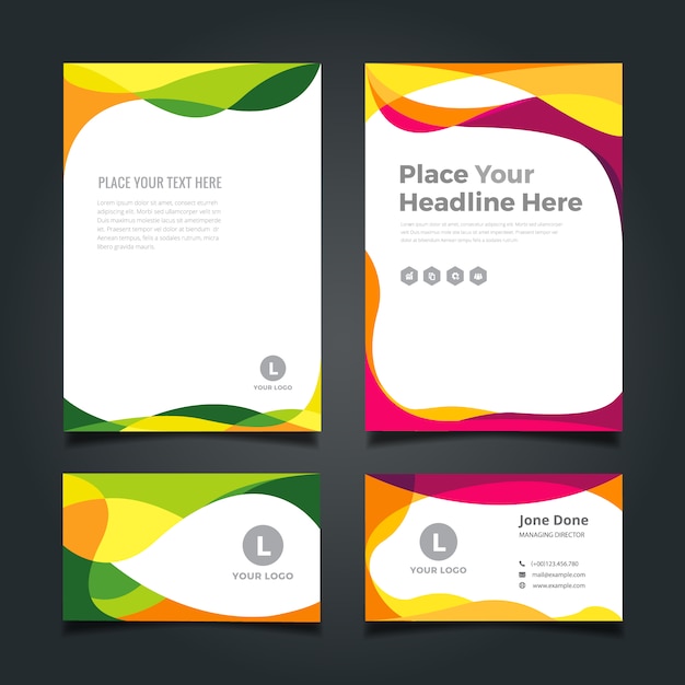 Business stationery design