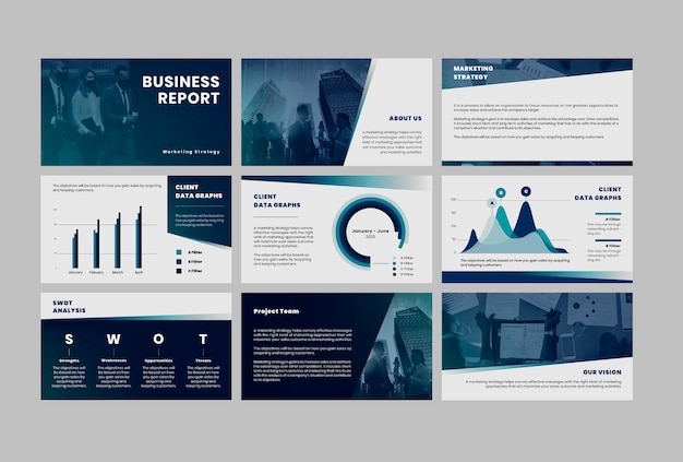 sales presentation powerpoint templates free download Free vector business strategy presentation editable templates