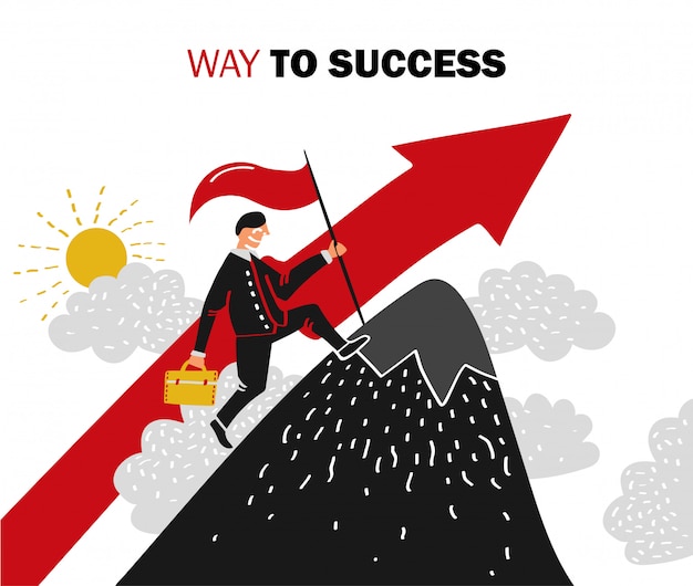 Free vector business success illustration