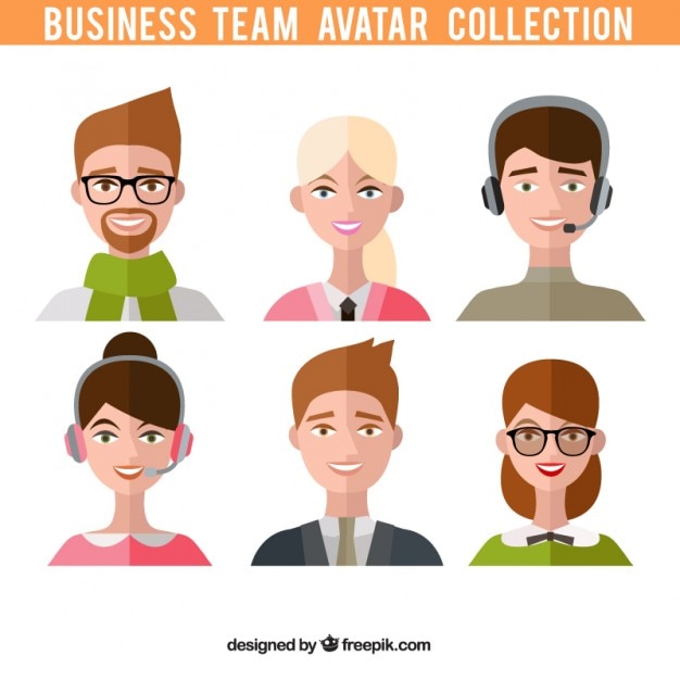 Бизнес-команда аватары