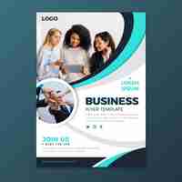 Free vector business template concept