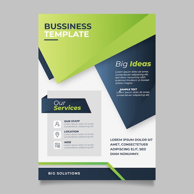 Business template concept