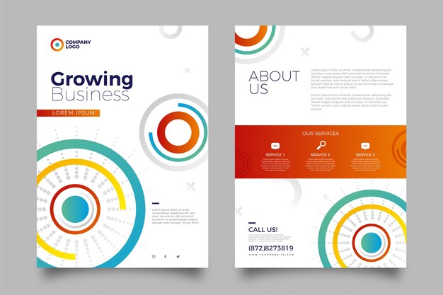 Business template style