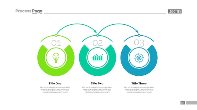 Business timeline slide template