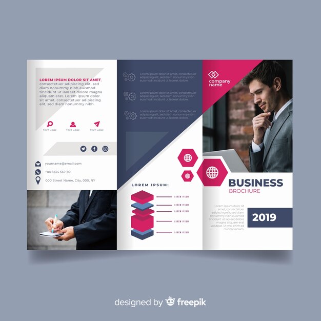 Business trifold flyer