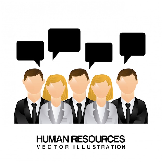 Free vector business over white background