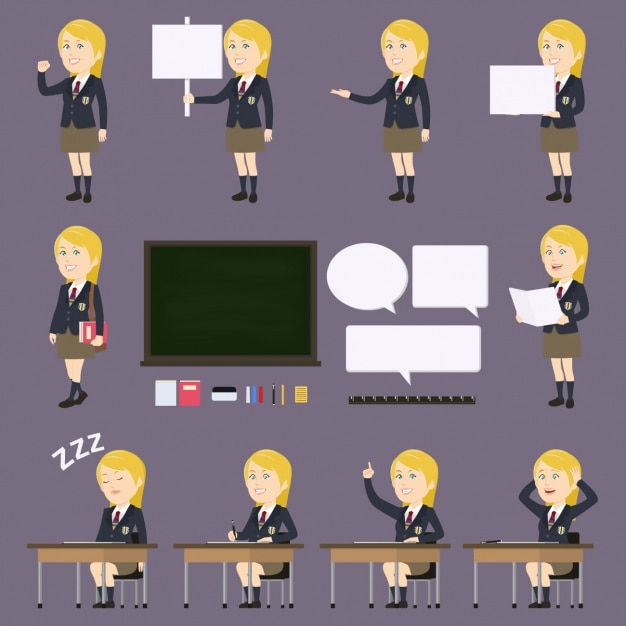 Free Vector business woman designs