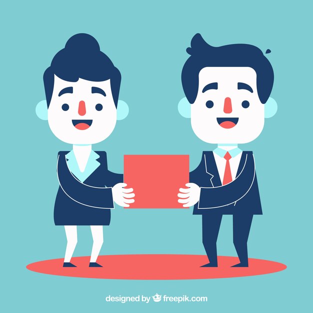 businessman helping his colleague