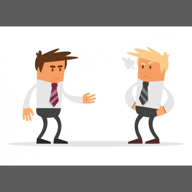 Businessmen discussing