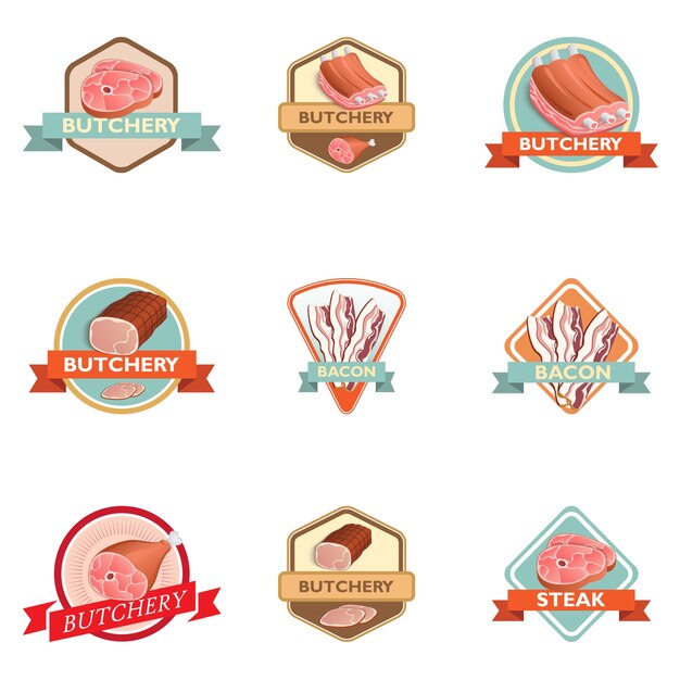 Butchery badges collection