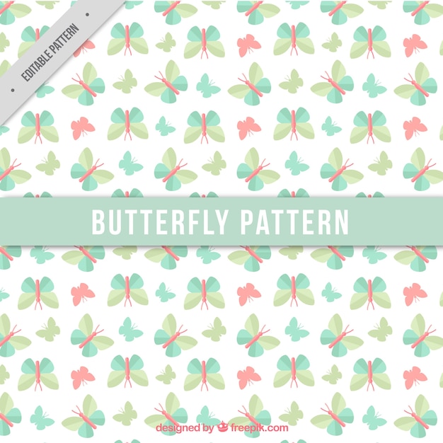 Free vector butterfly decorative pattern