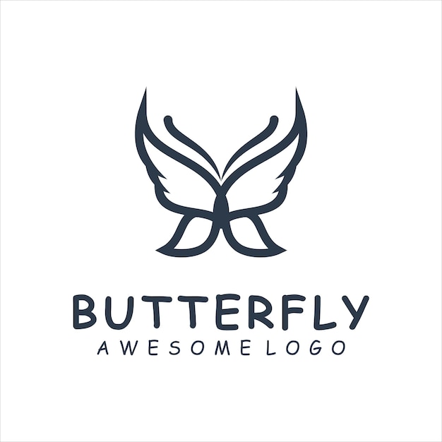 Free vector butterfly icon silhouette illustration