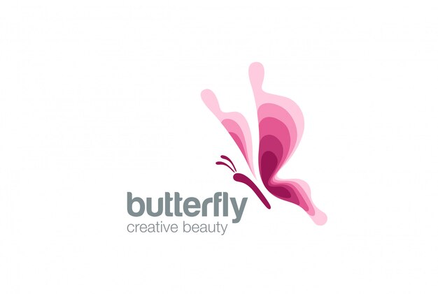 Значок логотипа бабочки.