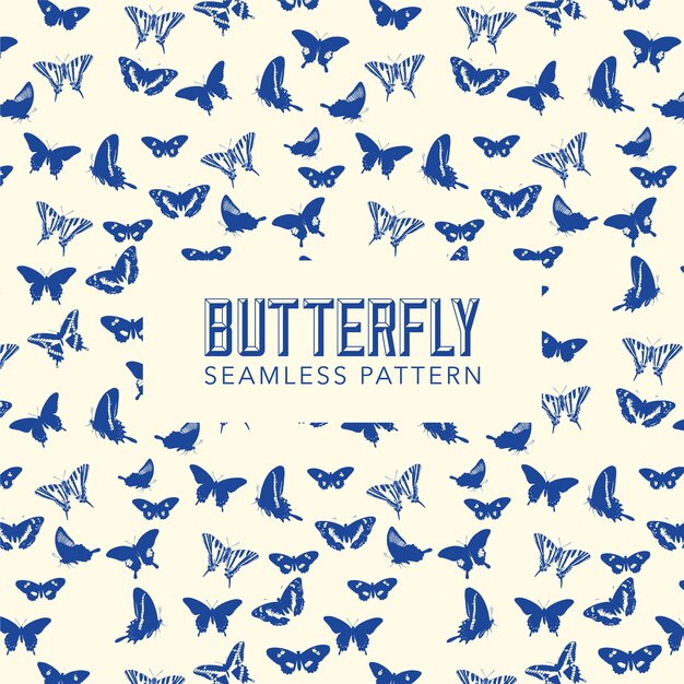 Butterfly pattern background