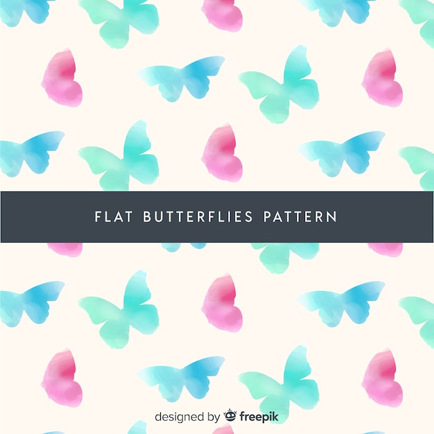 Butterfly pattern background