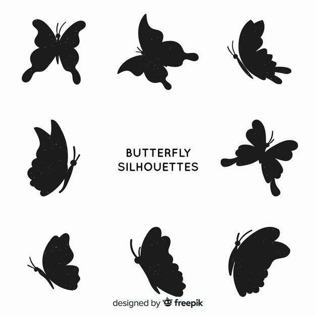 Butterfly silhouette pack