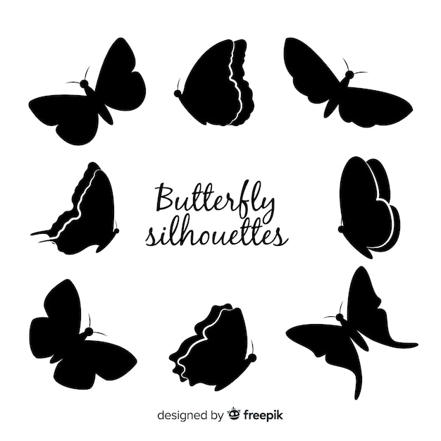 Butterfly silhouette pack