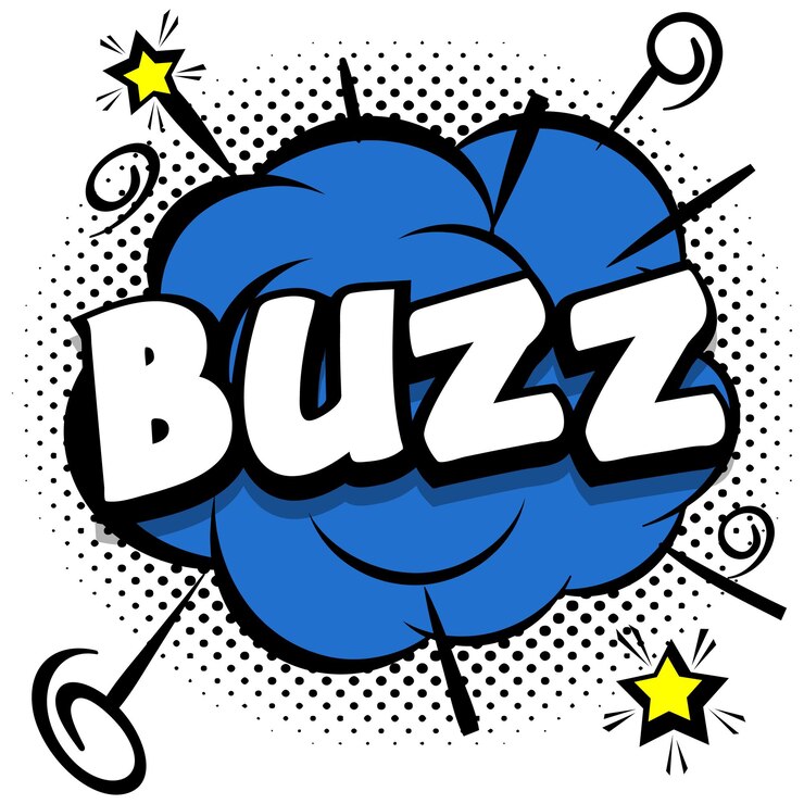 Бесплатный Вектор яркий шаблон buzz comic с речевыми пузырями на красочных рамах