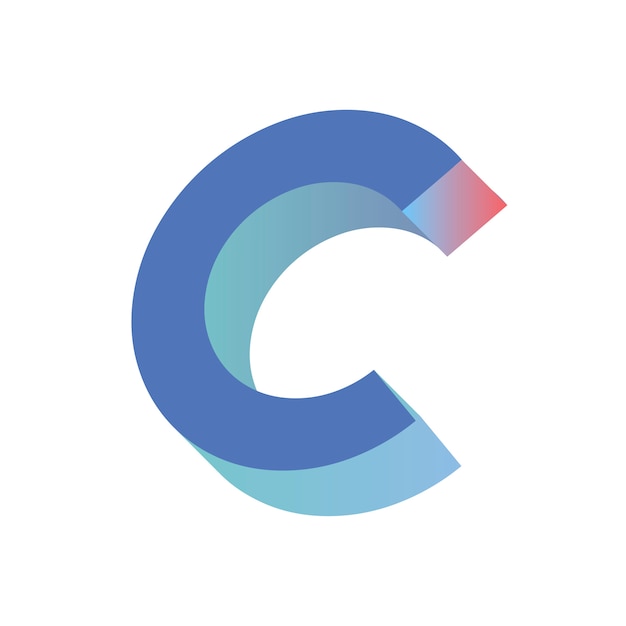 Free vector c letter