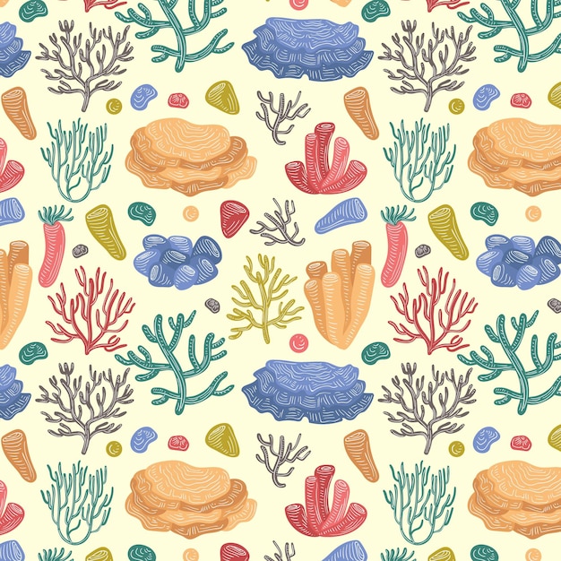 Cactus pattern collection concept