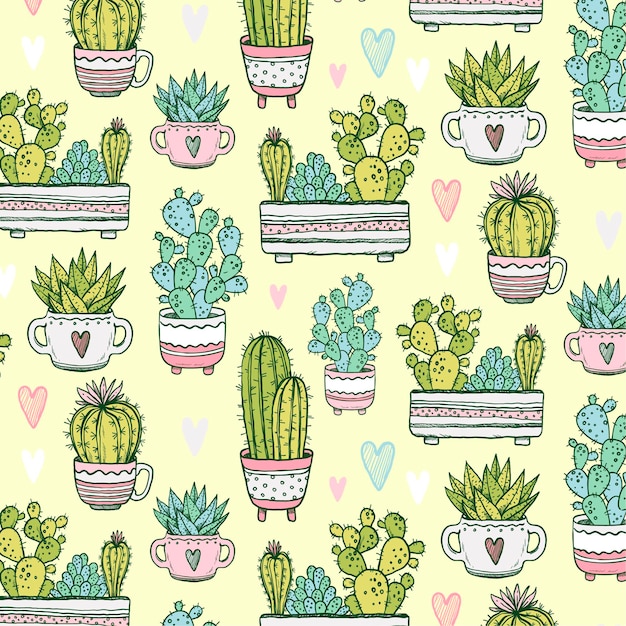 Cactus pattern concept