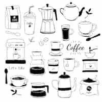 Free vector cafe and coffee house pattern vector