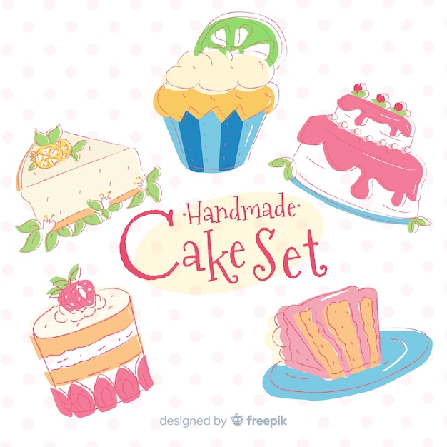 Free vector cake collection