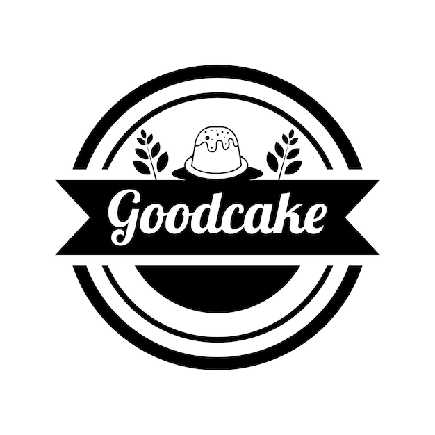 Free vector cake and cookies logo design