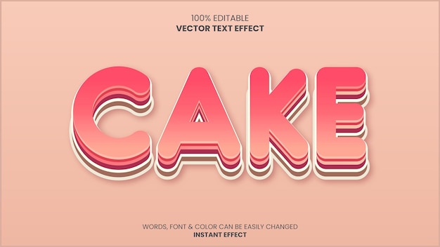 Cake TextEffect