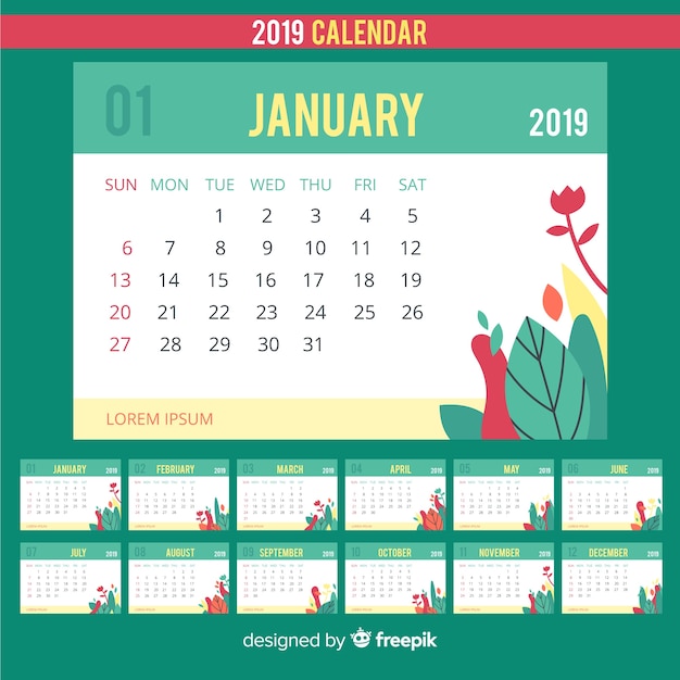 Calendar 2019