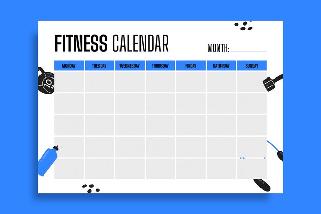 Calendar template design