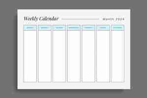 無料ベクター カレンダーのテンプレートデザイン