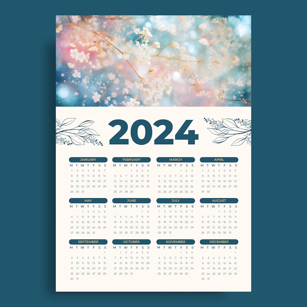 Calendar template design