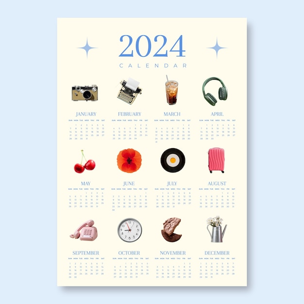 Calendar template design