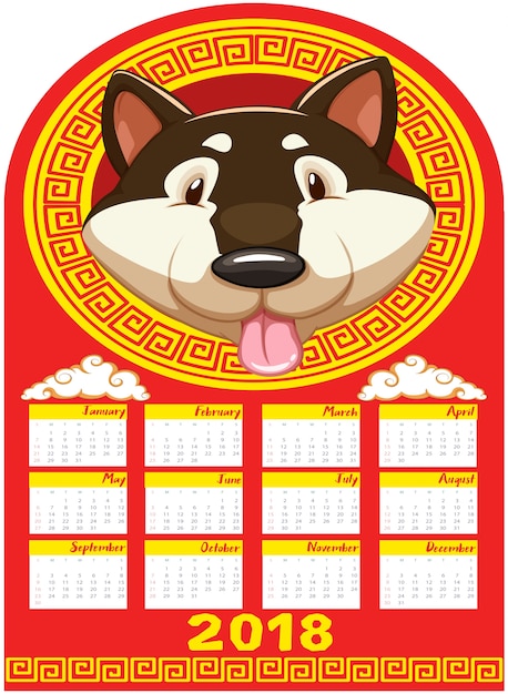 Calendar template