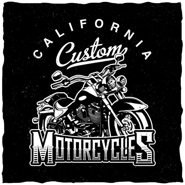 California Custom Motorcycles label
