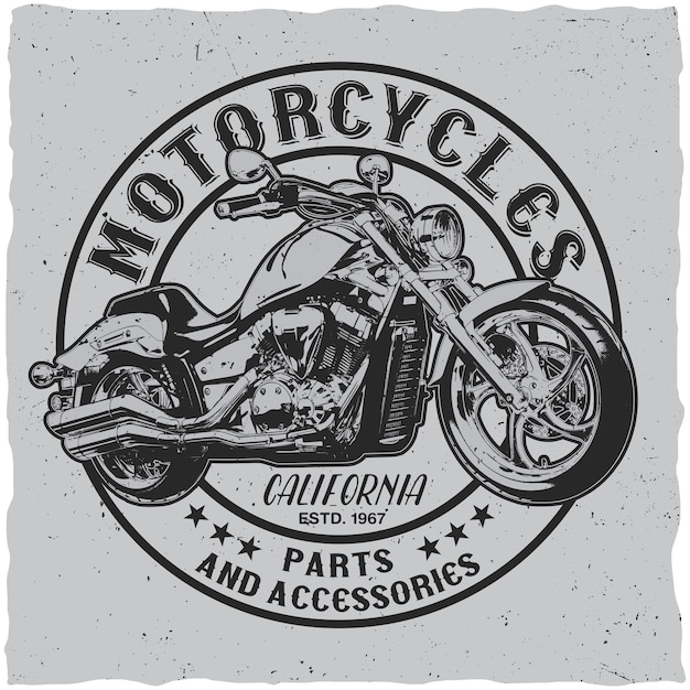 California Motorcycles label