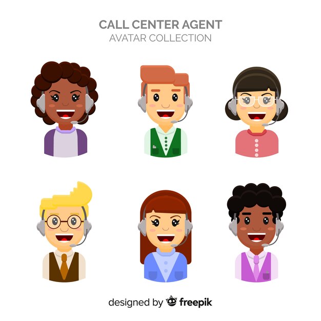 Call center avatar collection